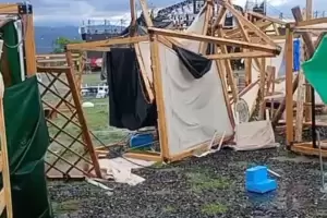 Suspenden la ltima edicin de la Feria del Patio en la Capital de Catamarca tras el temporal