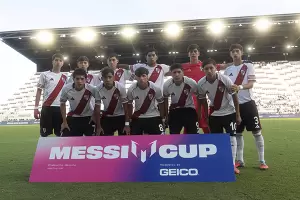 Los pibes de River vencieron al Atltico de Madrid y son campeones de la Messi Cup