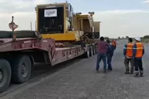 Precauci�n en la Ruta Nacional 40 por el traslado de equipos mineros de grandes dimensiones