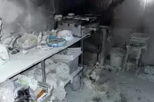 VIDEO: voraz incendio en un puesto de comidas en Catamarca