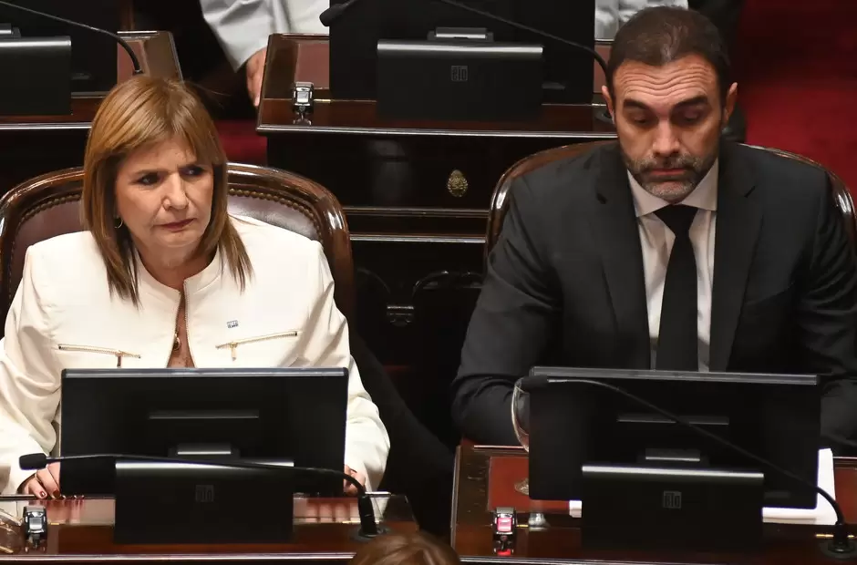 Patricia Bullrich y Ezequiel Atauche