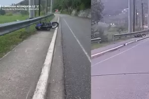 Catamarca: iba en moto, cay� pesadamente sobre el asfalto y fue hospitalizado