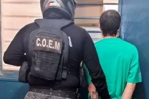 Detuvieron a un ladr�n y recuperaron un televisor robado