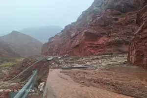 Precauci�n en rutas de Catamarca por derrumbes y crecidas de r�os