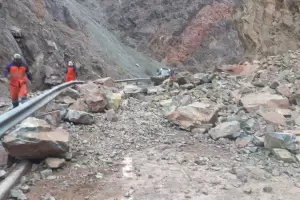 Un nuevo derrumbe en la RN 60 obliga a postergar la apertura del Paso San Francisco