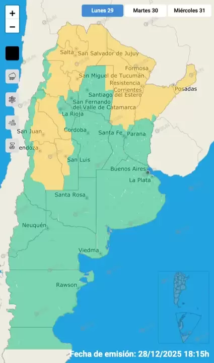 smn alerta catamarca