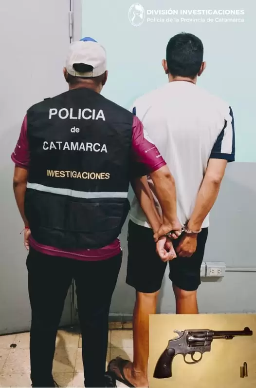 detenido arma de fuego