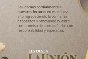 La Uni�n desea un pr�spero A�o Nuevo a todas las familias catamarque�as