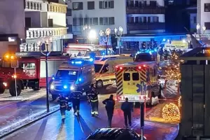 Tragedia de A�o Nuevo en Suiza: muertos y decenas de heridos tras una explosi�n en un bar