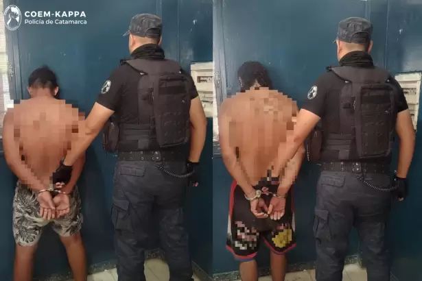 Catamarca: dos sujetos aprehendidos por agredirse a golpes de pu�o