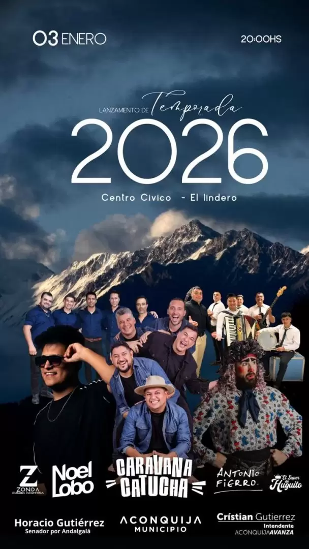 Aconquija da la bienvenida al verano 2026 con un gran show de apertura