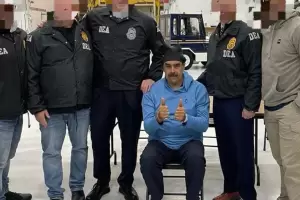 Difundieron las primeras im�genes de Nicol�s Maduro detenido en Nueva York