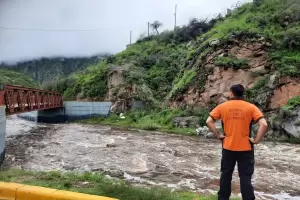 Catamarca: Protecci�n Civil monitorea el aumento del caudal de r�os en el Valle Central