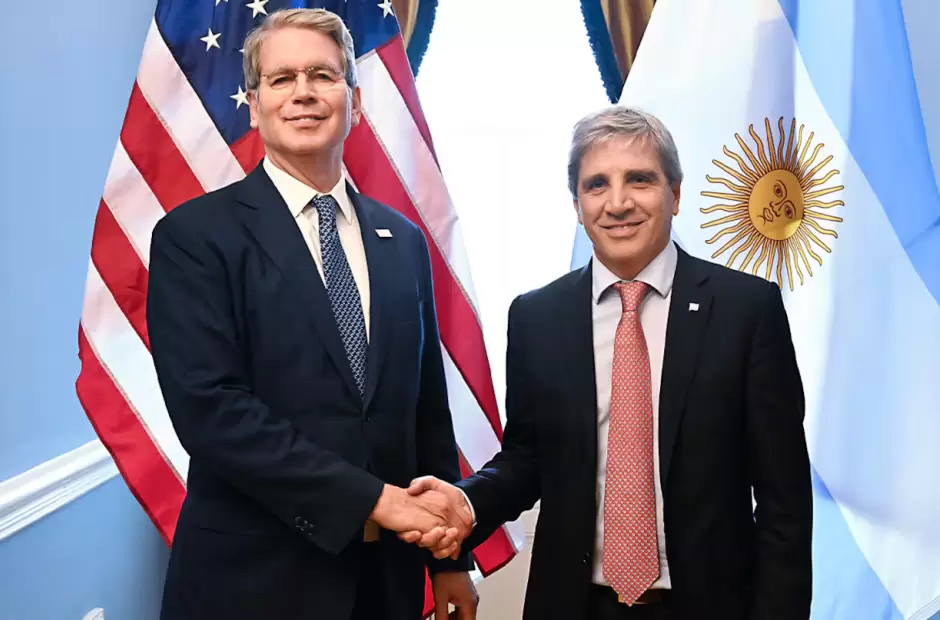 Scott Bessent y Luis Caputo