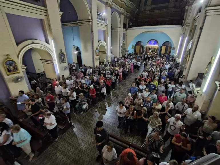 bicentenario esqui� misa caminata