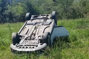 Catamarca: una mujer result� herida sobre la Ruta 38