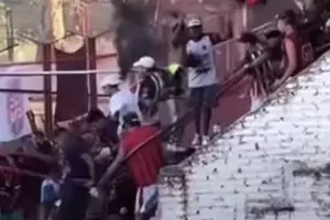 Santiago del Estero: se derrumb� una tribuna del club que presidi� Pablo Toviggino