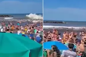 Un muerto y 35 heridos por una ola gigante en Santa Clara del Mar