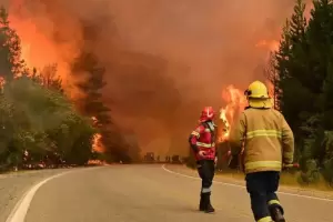 Incendios forestales en la Patagonia: se reactiv� un foco cr�tico en Chubut y hay casi 12 mil hect�reas afectadas