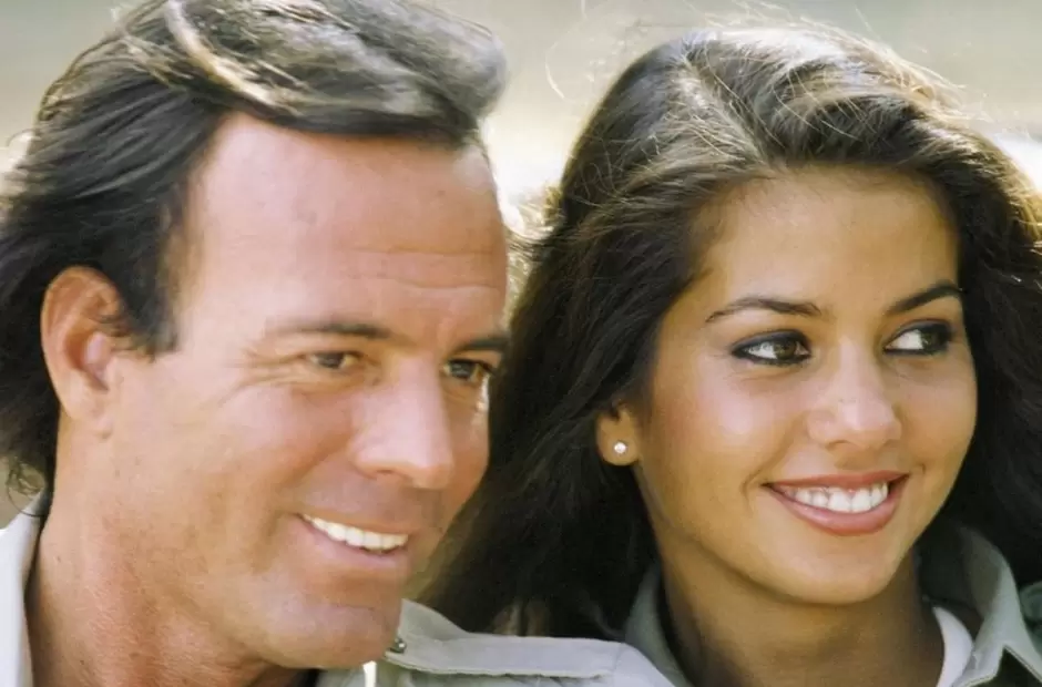 Vaitiare Hirshon y Julio Iglesias