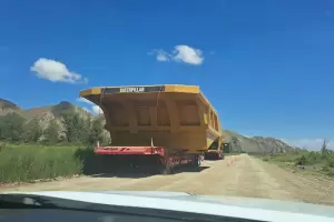 Corte preventivo por el paso de un convoy de gran porte en la Quebrada de La C�bila