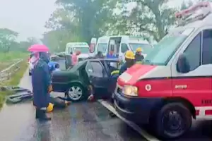 Choque frontal en la Ruta 38 en La Cocha: un catamarque�o result� herido