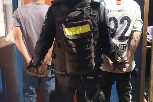 Intento de escape y persecuci�n en la Capital