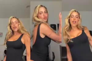 "Vibes de embarazo": el video de Tini bailando en TikTok que volvi� locos a sus fans
