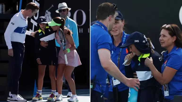 australian open desmayo calor