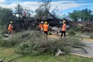 Catamarca: fuerte temporal en Tinogasta con vecinos afectados y da�os en viviendas
