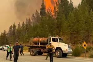 Alerta en Chubut: el viento y las altas temperaturas reavicaron los incendios forestales