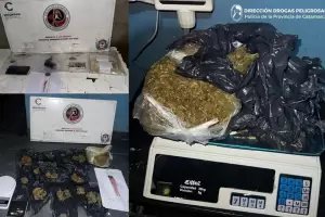 Narcomenudeo en Catamarca: secuestran m�s de un mill�n de pesos y marihuana