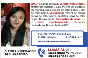 Catamarca: buscan intensamente a una mujer de 33 a�os