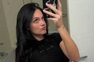 Oriana Sabatini mostr� su pancita de siete meses y emocion�: "Casi mami"