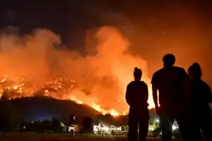 Incendios en Chubut: el fuego ya arras� m�s de 40 mil hect�reas