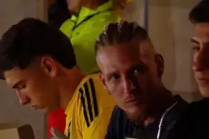 La reacci�n viral de Ascacibar en el gol de Estudiantes ante Boca reaviv� su v�nculo con el "Pincha"