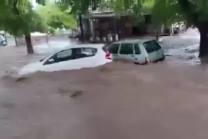 Un brutal temporal azot� a Mendoza: m�s de 10 personas rescatadas y cortes masivos de agua y luz