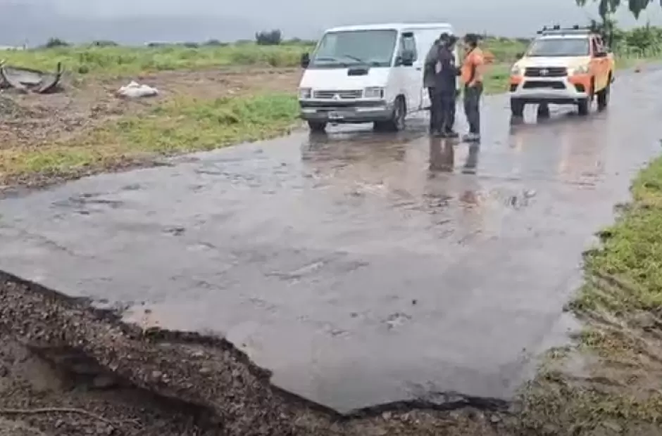 La Av. Am�rica Latina colaps�
