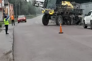 Alerta en Ruta 64: maquinaria de gran porte obstruye el tr�nsito en Los Altos