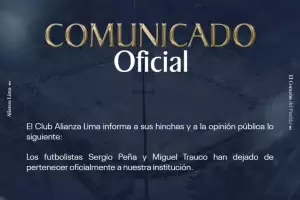 Alianza Lima desvincula a jugadores denunciados por violaci�n tras los graves incidentes en Argentina