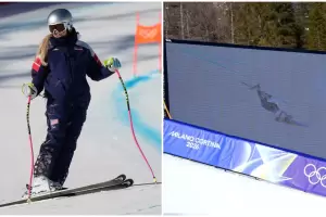 Grave ca�da de Lindsey Vonn en los Juegos Ol�mpicos de Invierno: fue evacuada en helic�ptero