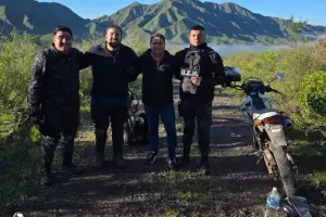 Final feliz en la monta�a: localizan a un senderista tras intenso despliegue policial