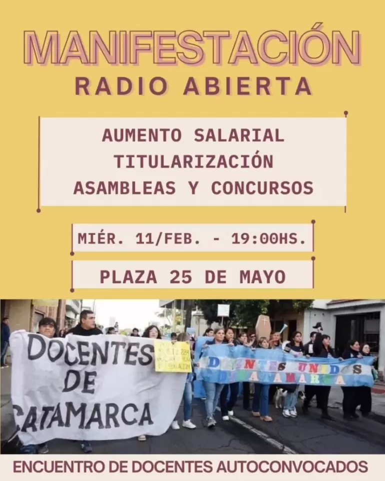 marcha docentes autoconvocados