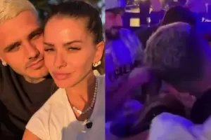 A los besos con otra mujer: aseguran que Mauro Icardi le fue infiel a la China Su�rez