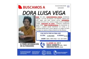 Urgente: buscan a Dora Luisa Vega en San Isidro