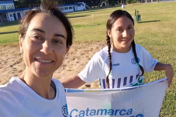 Atleta catamarque�a presente en campus de Atletismo Adaptado