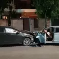 Avenida G�emes Oeste: un conductor alcoholizado provoc� un choque en cadena