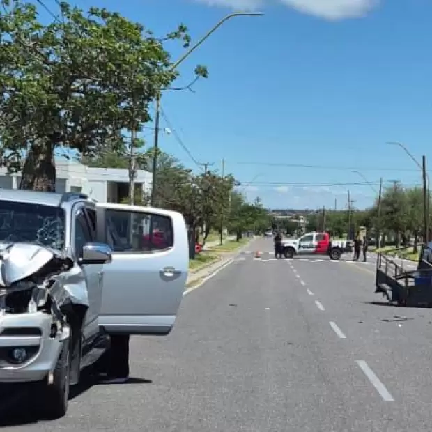 Colisi�n en cadena en la avenida Virgen del Valle: un desprendimiento accidental que desat� el caos
