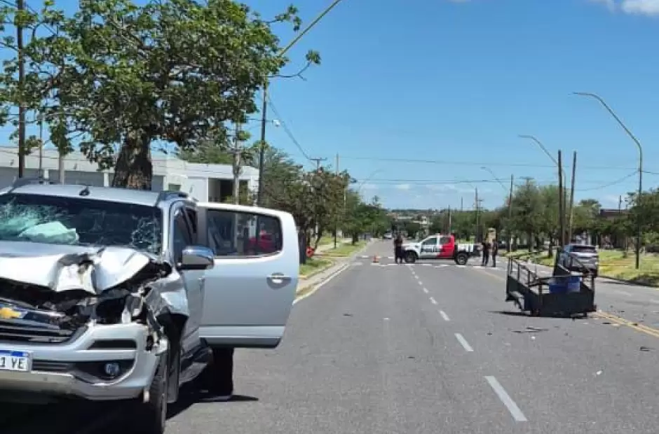 Colisi�n en cadena en la avenida Virgen del Valle: un desprendimiento accidental que desat� el caos