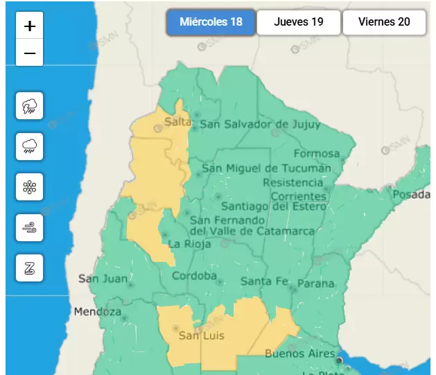 alerta oeste provincial